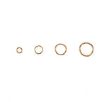 BEADIA Open Jump Rings Gold 0.6x4mm 1000pcs for DIY Jewelry Making Supplies - color: Gold, size: 0.6*4mm