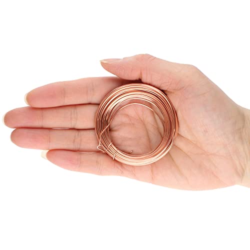 The Beadsmith Square Craft Wire - Soft Temper Beading Wire, Copper Color, 21 Gauge, 7 Yards - color: Copper, size: 21 Gauge, 7 Yard Coil