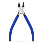 5 Inch Wire Cutters, Flush Side Cutter Pliers for Jewelry Making, Micro Flush Cutters for Artificial Flowers, Wire Snips, Model Nippers for Crafting, 3d Printing, 1 Pack - color: 1 Pack