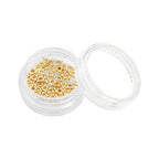 BEADIA 14K Gold Plated Triangle Spacer Beads 3.5x1.5mm 50pcs for Jewelry Making Findings Non Tarnish - color: 14K Gold, size: 3.5x1.5mm Triangle