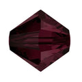 100pcs Authentic Preciosa 3mm (0.12 Inch) Small Faceted Bicone Crystal Loose Beads Garnet Red Compatible with Swarovski Elements Crystals for Jewelry Making Pre-B342 - color: Garnet, size: 3mm (0.12 Inch) - 100pcs
