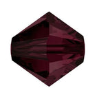 200pcs Authentic Preciosa 3mm (0.12 Inch) Small Faceted Bicone Crystal Loose Beads Garnet Red Compatible with Swarovski Elements Crystals for Jewelry Making Pre-B342 - color: Garnet, size: 3mm (0.12 Inch) - 200pcs
