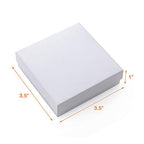 GEFTOL Jewelry Gift Boxes 40 Pack 3.5x3.5x1 Inch Cardboard Jewelry Boxes,Small Gift Boxes for Jewelry Earrings Necklaces Handmade Bangles Bracelets(White) - color: White, size: 3.5x3.5x1 Inch (Pack of 40)