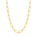 Destin Jewelry Paperclip Chain Necklace for Women, Waterproof 18K Gold Plated Stainless Steel, Hypoallergenic, Adjustable Layering Chain, Tarnish-Resistant, 2.5–6.5mm - color: 18K Yellow Gold Plated Stainless Steel, size: 20" + 2", style: 6.5 MM