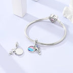 LAZA Charms for Bracelets 925 Sterling Silver Butterfly Summer Travel Ocean Lucky Charm Beads Pendant Jewelry for Women Mom - color: Starry Night Tree