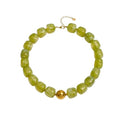 Chunky Acrylic Resin Beaded Necklace for Women Colorful Large Round Choker Adjustable Stack Acrylic Beads Necklace Resin Summer Party Jewelry - style: Olive Green