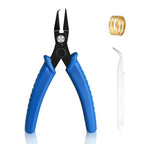 Split Ring Opener Tool Keychain Pliers for Jewelry Making with one tweezer, a jump ring,For Bracelet Beading DIY Craft Jewelry Making Supplies - style: 1pcs - Split Ring Opener Tool