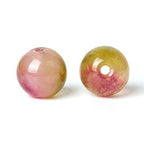 100Pcs Natural Stone 6mm Rose Red Jasper Round Loose Gemstone Energy Healing Beads Hole Size 1mm DIY Smooth Beads for Bracelet Necklace Earrings Jewelry Making - color: Rose Red Jasper, size: 6mm