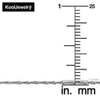 Kooljewelry Real 14k Yellow or White Gold 1.2 mm Sparkle Chain Adjustable Length Necklace (adjusts up to 22 inches) - color: White