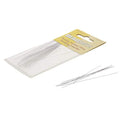 The Beadsmith Twisted Beading Needles - 2.5" (6.35 cm) Collapsible Eye Beading Needle, Fine (0.24 mm Diameter), Stainless Steel Flexible Wire for Stringing, Jewelry Making, Pack of 50 - style: Fine