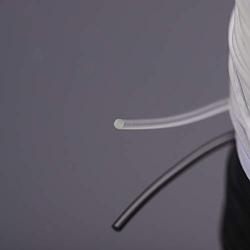 BEADIA Elastic Crystal String 1.0mm Clear Bead Cord for Bracelet Beading Jewelry Making 109yard - size: 1.0mm