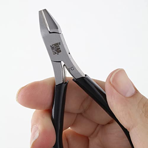 The Beadsmith Heavy Duty Side Cutter – Tungsten Carbide Blade – 4.5 inches (115mm) – Steel Head and Double-Leaf Spring – Designed to Cut Up to 16 Gauge Stainless Steel Wire –Tool for Jewelry Making - style: Heavy Duty Side Cutter