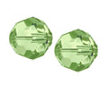 100pcs Adabele Austrian 4mm (0.16 Inch) Small Faceted Loose Round Crystal Beads Peridot Green Compatible with 5000 Swarovski Crystals Preciosa SS2R-416 - color: Peridot Green, size: 4mm Small (100pcs)