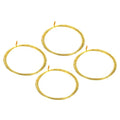 PATIKIL Half Hard Brass Wire, 4Pcs 26Gauge/0.4mm Diameter 10m/32.8ft Pure Craft Wire for Jewelry Making Beading Garden Plants - size: 26Gauge/0.4mm