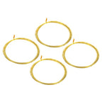PATIKIL Half Hard Brass Wire, 4Pcs 26Gauge/0.4mm Diameter 10m/32.8ft Pure Craft Wire for Jewelry Making Beading Garden Plants - size: 26Gauge/0.4mm