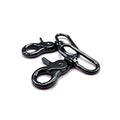 1.5 inch Swivel Lobster Clasp Snap Hooks 1 1/2 inch Extra Large Swivel Clips Lobster Clasps Black Swivel Hooks for Purse Handbag Strap Making 10pcs - color: 1.5 inch Swivel Lobster Clasps Black