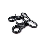 1.5 inch Swivel Lobster Clasp Snap Hooks 1 1/2 inch Extra Large Swivel Clips Lobster Clasps Black Swivel Hooks for Purse Handbag Strap Making 10pcs - color: 1.5 inch Swivel Lobster Clasps Black