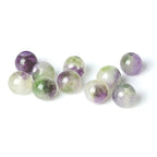 100Pcs Natural Stone 6mm Purple Jasper Round Loose Gemstone Energy Healing Beads Hole Size 1mm DIY Smooth Beads for Bracelet Necklace Earrings Jewelry Making - color: Purple Jasper, size: 6mm