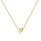 Turandoss Mothers Day Gifts for Mom Wife - Dainty 14K Gold Plated Heart Initial A-Z Pendant Letter Heart Necklace Birthday Mothers Day Gifts for Women Girls - style: T