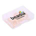 BEADIA 18K Gold Plated Earring Hooks 9x14mm 20pcs for Jewelry Making Findings - size: Hooks 9x14mm
