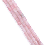 BEADIA Natural Rose Quartz Crystal Cylinder Stone Loose Semi Gemstone Beads for Jewelry Making 10mmx14mm 38cm - color: Rose Quartz, size: 10mm x 14mm