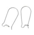 50pcs Adabele 316 Grade Surgical Stainless Steel Hypoallergenic Earring Hooks 18mm Kidney Ear Wire (Wire 0.8mm/20 Gauge) for DIY Earrings Jewelry Making SEF187-18 - size: 18mm (0.71 inch) Long
