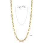 24PCS Gold Necklace Chain for Jewelry Making 1.5MM 18K Gold Plated Stainless Steel Cable Cross Link Chains Bulk for DIY Necklace - color: gold(1.5mm/18 inches)