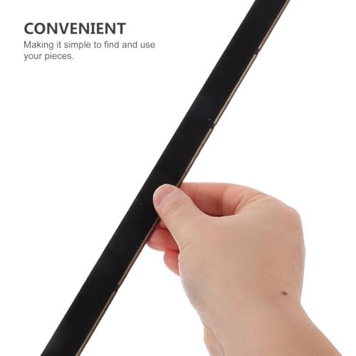 Jewelry Tray Organizer Divider Adjustable Black Velvet Insert for Display Cases Scratch Resistant Compartments Jewelry Boxes Inserts for Efficient Storage, 24 Inner Grids, Each Grid 5.2cm X 5.2cm