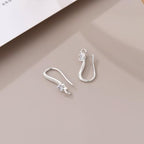 14K Gold and Silver Cubic Zirconia Earring Hooks 220PCS Earring Findings for Jewelry Making Hypoallergenic Fish Hooks for DIY Earrings - color: Silver and 14K Gold-Small Cubic Zirconia Earring Hooks