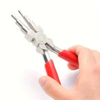 Wire Looping pincers–Create 6 Sizes (Ranging 3-9mm) of Loops & Jump Rings, 5.9" long (140mm), Polished Steel Head & PVC Comfort Handle