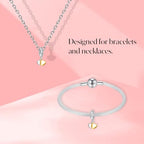S925 Charms for Bracelets and Necklaces, Gifts for Mothers Nurses Day Graduation, for Girlfriend Family Friend, Bead Pendant, for Pandora, Silver 14K Gold Plated Enamel CZ, DIY Jewelry Making - style: 20 Silver and Gold Charms