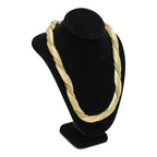 Novel Box Black Velvet Stand Jewelry Necklace Display 5.5x3x7.5 Inches - Freestanding Travel Necklace Holder Stand - Necklace Mannequin Organizer Stands - Necklace Displays Small - color: Black Velvet, size: Small