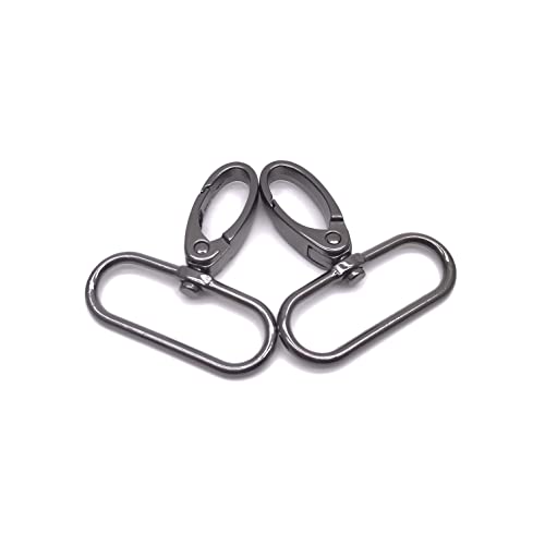 1.5 inch Lobster Clasp Swivel Snap 1 1/2 inch Swivel Clasp Strap Clips Lobster Claw Lanyard Swivel Clasps 38mm Extra Large Gunmetal Lobster Clasps Swivel Hooks for Purse 10pcs 1.5" - color: 1.5 inch Gunmetal