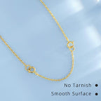 Gold Necklace Extenders 14k Extender Chain 925 Sterling Silver Extension Bracelet Chain Extenders for Necklaces 3 Pcs (1 2 3 Inch)(Gold) - color: Gold, size: 1 2 3 Inch