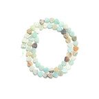 6mm Natural Amazonite Stone Beads Heart Shape Cute Fine Gems Spacer Beads Fit Jewelry Making DIY Exquisite Necklace Bracelet Accessory - color: Amazonite