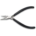 The Beadsmith Chain Nose Pliers – Serrated – Extra Fine Tips – 4.5 inches (114mm) – PVC Grip Handle with Double Leaf Springs – Jewelry Making Tool for Creating Bracelets, Earrings and Necklaces - style: Serrated Chain nose