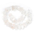 Adabele 15 Inch Natural Raw Healing Clear Crystal White Quartz Nugget Drilled Gemstone Loose Beads Chakra Gem Stone Spacer for Jewelry Craft Making GA-B1 - color: Clear Crystal/White Quartz, size: 15 Inch/1 Strand
