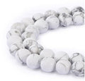 90pcs Adabele Natural White Howlite Healing Gemstone 4mm (0.16 inch) Small Round Beads Gem Stone Spacer for DIY Craft Jewelry Making GY4-4 - color: Howlite, size: 4mm (90pcs/1 Strand)