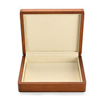 Oirlv Solid Wood Ring Jewelry Box Organizer Earrings Jewelry Drawer Organizer Tray with Lid (Creamy-white Flat Box) - color: Creamy-white Flat Box