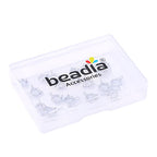 BEADIA Platinum Plated Spring Clasps Non Tarnish 7mm 20pcs for Jewelry Making Findings - color: Spring Clasps Platinum, size: 7mm