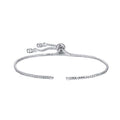 DanLingJewelry 10pcs Adjustable Slider Bracelet Slider Extender Chains with Rhinestones Charms Ends for Jewelry Making DIY 8 Inches(220mm) P - color: StyleⅢ-10 pcs-Platinum