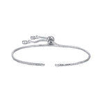 DanLingJewelry 10pcs Adjustable Slider Bracelet Slider Extender Chains with Rhinestones Charms Ends for Jewelry Making DIY 8 Inches(220mm) P - color: StyleⅢ-10 pcs-Platinum