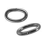 Mandala Crafts 5600 Pcs Oval Gunmetal Jump Rings Kit - 4X3mm, 0.5mm Wire, Nickel &, Tarnish & Rust Resistant, Ideal for Jewelry Making & Crafting - color: Gunmetal, size: 4X3mm