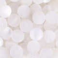 25pcs Resin Transparent Frosted Beads 16mm Cat Eye Circular Rubber Bead Spacer Bead DIY Making Friendship Bracelet Phone Chain Keychain Pen Beads Accessories (White) - color: White
