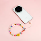 MYCUTEY DIY Phone Charm Making Kit with 657Pcs Colorful Pony,Letter,Football,Star,Flower Beads,Craft Supplies for Jewelry-Making,Necklace,Bracelet Personalized Name Making Gift for Women Kids Girls - color: Phone Charm Kit