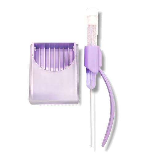 Multi-Size Fuse Beads Kits with Needle Tweezers & Picking Tray Kits, Iron Tool for Melty Beads Arts Crafts Supplies (5mm, Purple) - color: Purple