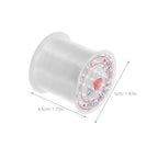 TEHAUX Satin Cord Crystal Thread - Nylon Beading Cord for Jewelry Making Crafts for Bead 0.45mm Diameter Rope 35M/Roll