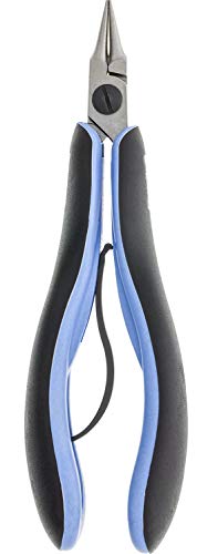 Lindstrom Ergo Steel Smooth Round Straight Round Gripping Pliers - 5.77 in Length - Foam Cushion Grip - RX7590 [PRICE is per TOOL]
