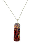 Crystal Necklace Pendant for Women Men - Orgone Necklace Pendant of Healing Crystal for Protection-Spiritual Jewelry - color: Garnet