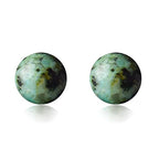 150pcs 10mm African Turquoise Beads,Natural Gemstone Beads Round Loose Beads for Jewelry Making Energy Healing Power Stones - color: African Turquoise, size: 10mm